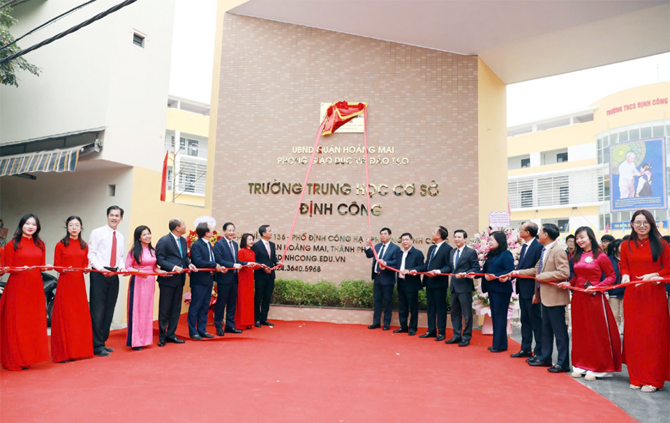 Quận Hoàng Mai: Đưa vào sử dụng loạt công trình trọng điểm, nâng tầm phát triển địa phương