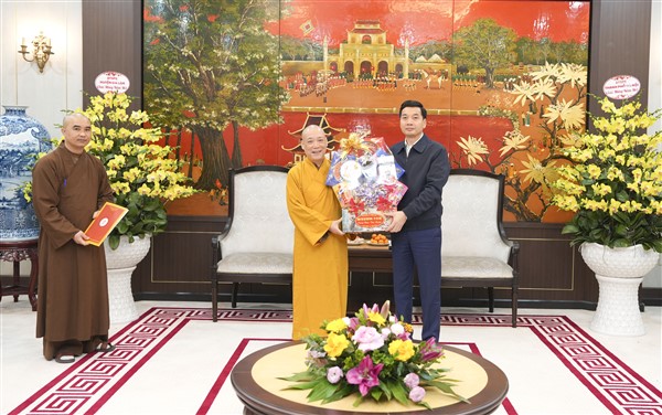 Lãnh đạo huyện Gia Lâm đón tiếp Ban Trị sự Giáo hội Phật giáo Việt Nam Hà Nội, khẳng định vai trò đồng hành vì cộng đồng