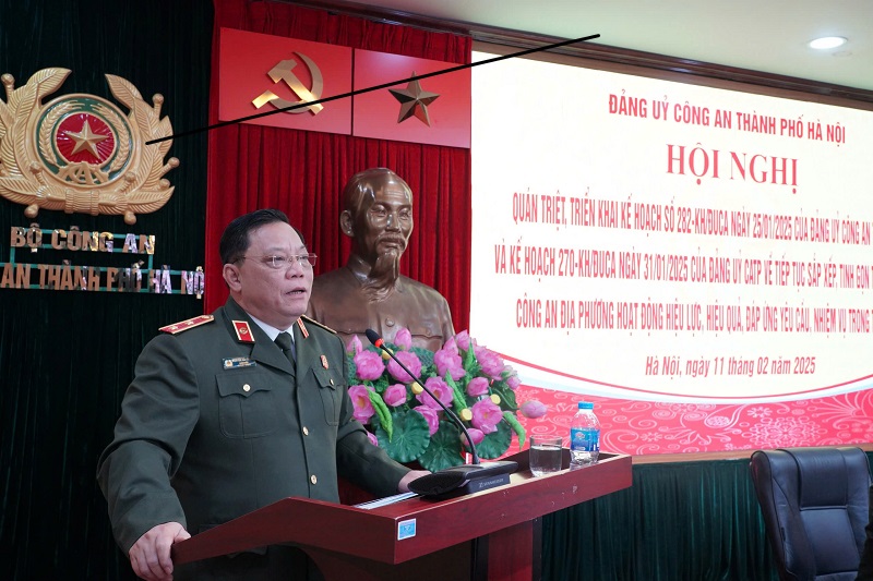 Công an thành phố Hà Nội tiên phong thực hiện sắp xếp tổ chức bộ máy: Tinh gọn để hiệu lực, hiệu quả để phục vụ