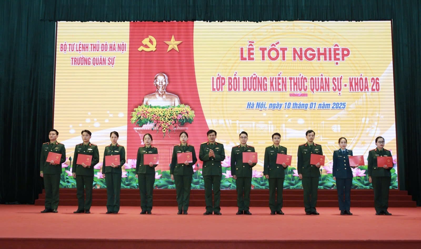 Học viên quân sự hoàn thành xuất sắc khóa huấn luyện, nâng cao bản lĩnh và năng lực chỉ huy
