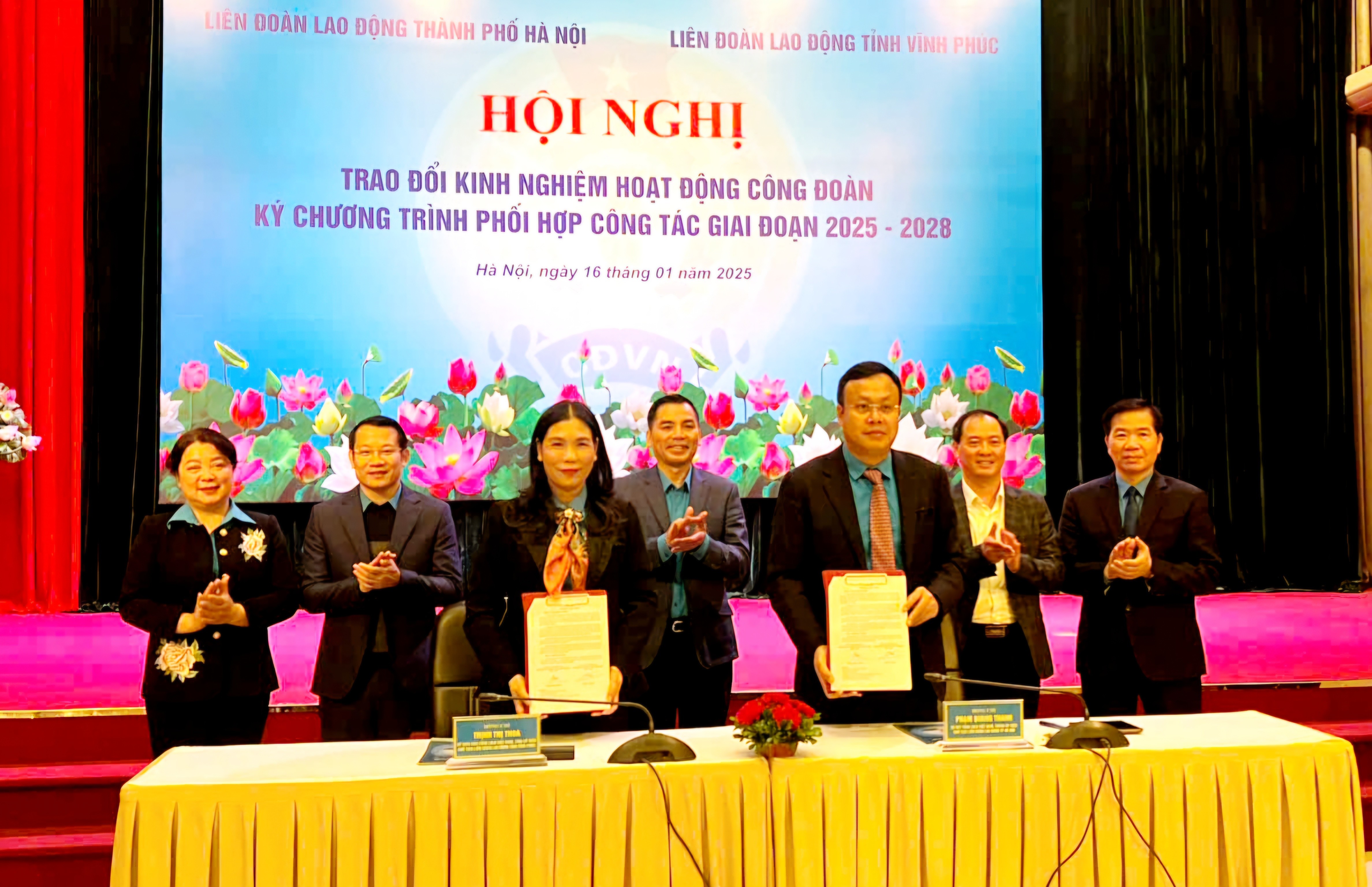 Hà Nội - Vĩnh Phúc ký kết hợp tác giai đoạn 2025-2028: Tăng cường bảo vệ quyền lợi người lao động, đảm bảo an ninh khu công nghiệp
