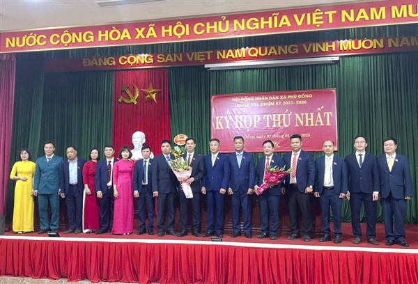 Xã Phù Đổng (huyện Gia Lâm) kiện toàn bộ máy lãnh đạo: Bầu các chức danh chủ chốt nhiệm kỳ 2021-2026