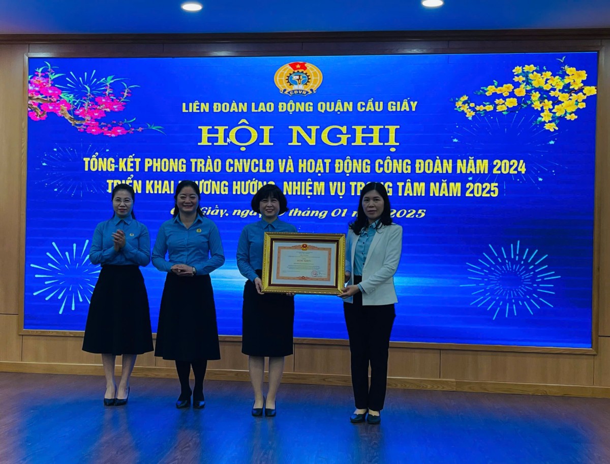 Công đoàn quận Cầu Giấy: Dấu ấn một năm nỗ lực, đổi mới và bứt phá