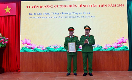 Công an thị xã Sơn Tây: Gương mẫu, tiên phong trong bảo đảm an ninh trật tự, hướng tới một năm 2025 bứt phá