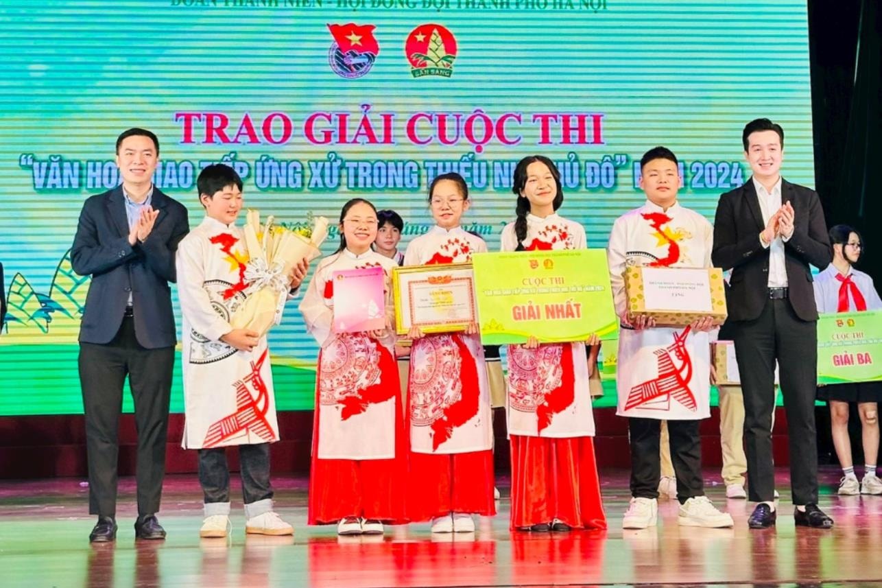 Lan tỏa nét đẹp văn hóa giao tiếp, ứng xử cho thiếu nhi Thủ đô
