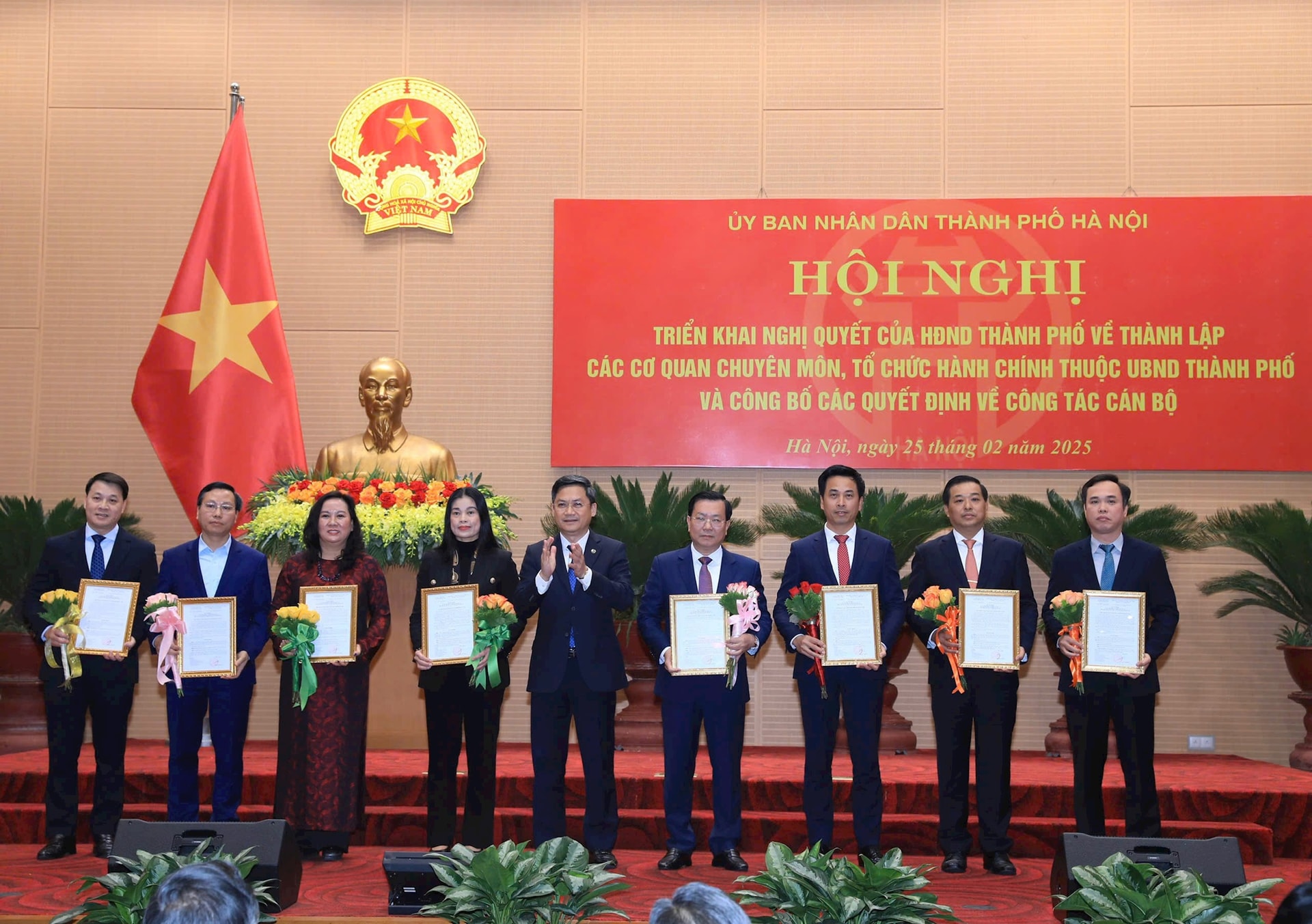 Hà Nội bổ nhiệm lãnh đạo mới tại Sở Văn hóa và Thể thao, Sở Nội vụ sau hợp nhất