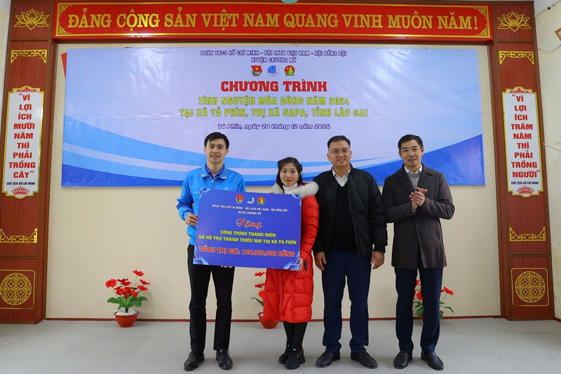 Huyện Chương Mỹ lan tỏa yêu thương: Hành trình "Tình nguyện mùa Đông 2024" đến với trẻ em vùng cao Sapa