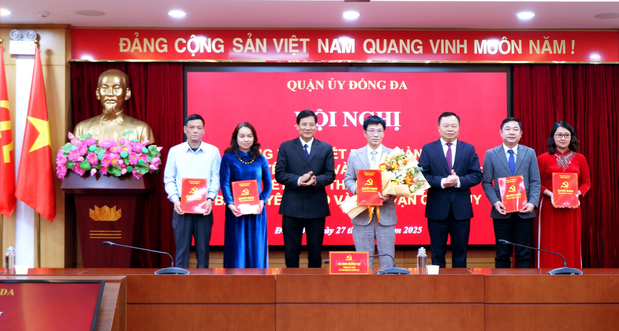 Quận ủy Đống Đa hợp nhất Ban Tuyên giáo và Ban Dân vận, nâng cao hiệu lực hoạt động
