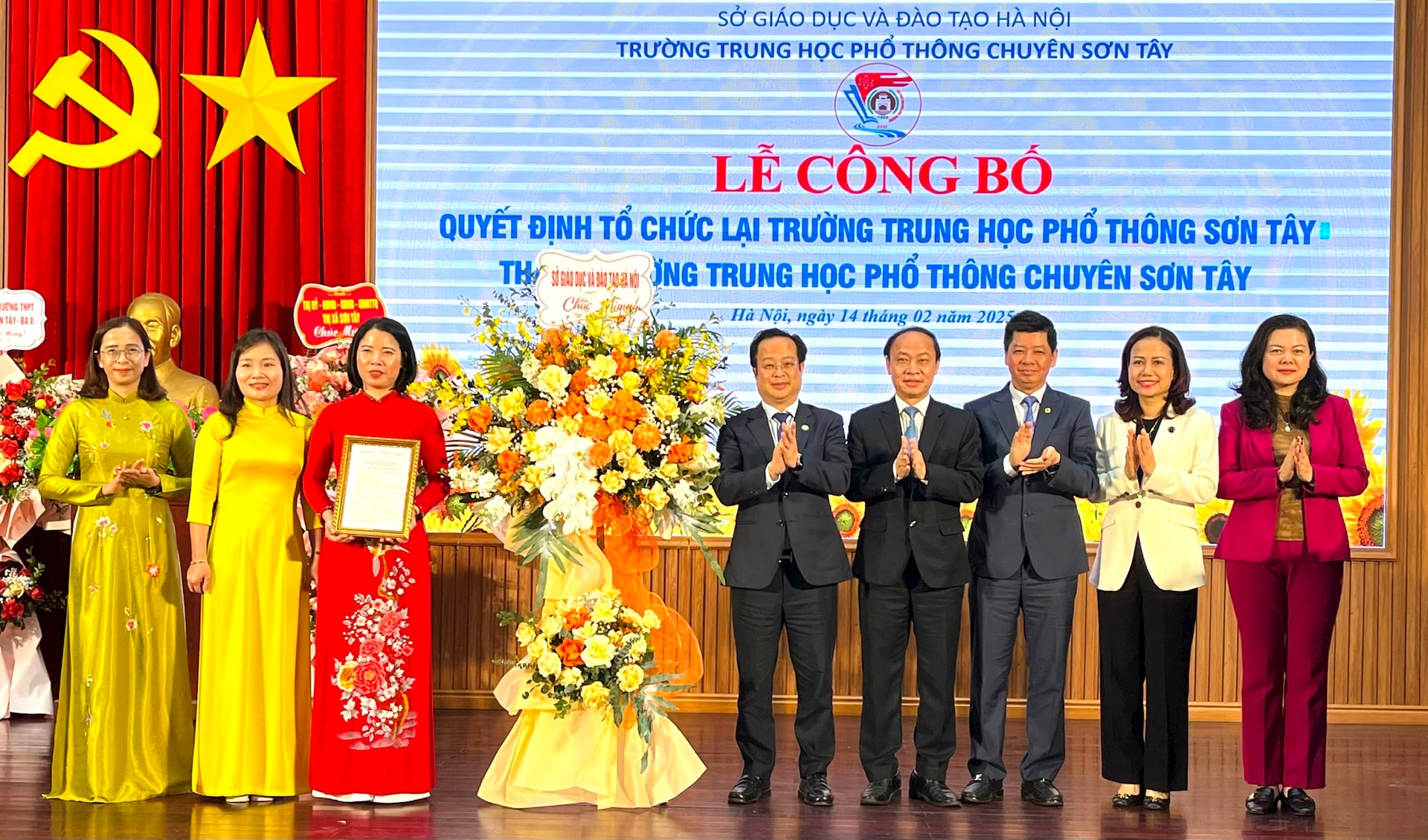 Trường THPT chuyên Sơn Tây chính thức được thành lập: Đánh dấu bước ngoặt phát triển giáo dục mũi nhọn Thủ đô