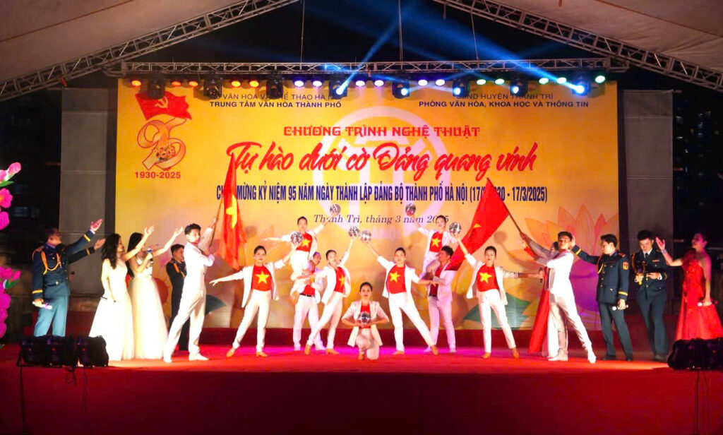 Tự hào dưới cờ Đảng quang vinh - Chương trình nghệ thuật kỷ niệm 95 năm thành lập Đảng bộ Hà Nội