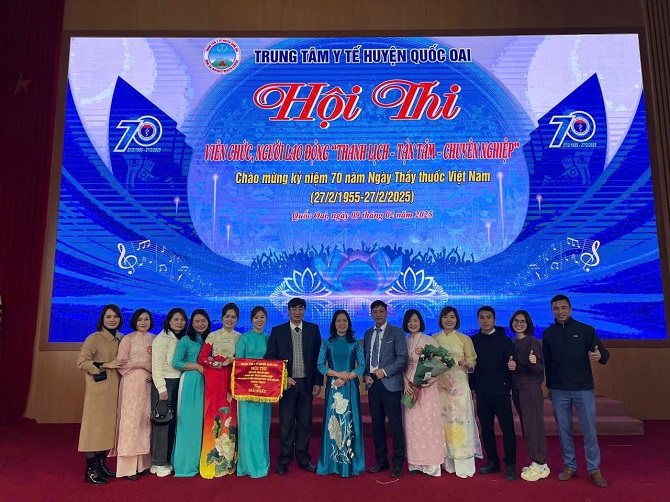 Lan tỏa vẻ đẹp trí tuệ, thanh lịch của đội ngũ y tế huyện Quốc Oai