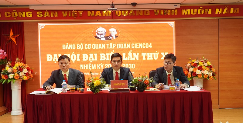 Đảng bộ Cơ quan Tập đoàn CIENCO4: Vững vàng lãnh đạo, tiên phong đổi mới trong giai đoạn phát triển mới