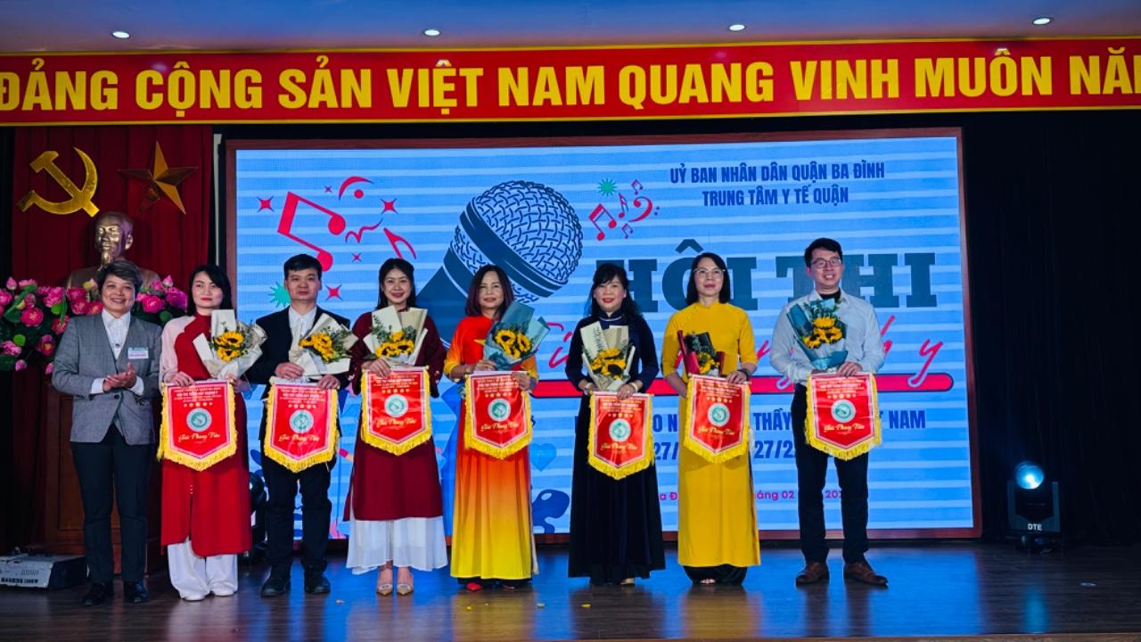 Hội thi tiếng hát ngành Y quận Ba Đình: Lan tỏa niềm tự hào 70 năm làm theo lời Bác
