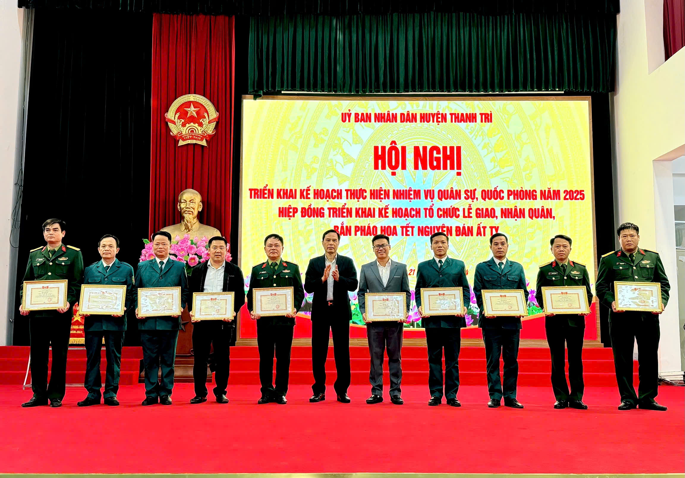 Huyện Thanh Trì chuẩn bị sẵn sàng cho ngày hội tòng quân và điểm bắn pháo hoa đón Xuân mới Ất Tỵ 2025