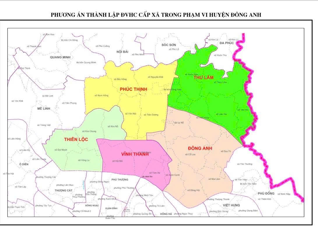 Huyện Đông Anh đề xuất thành lập 5 xã mới: Tinh gọn bộ máy, mở rộng không gian phát triển đô thị hiện đại