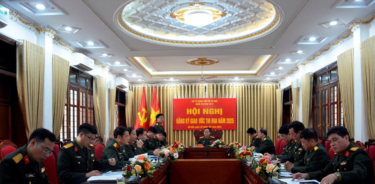 Khối thi đua số 6 Bộ Tư lệnh Thủ đô Hà Nội phát động phong trào Thi đua Quyết thắng năm 2025