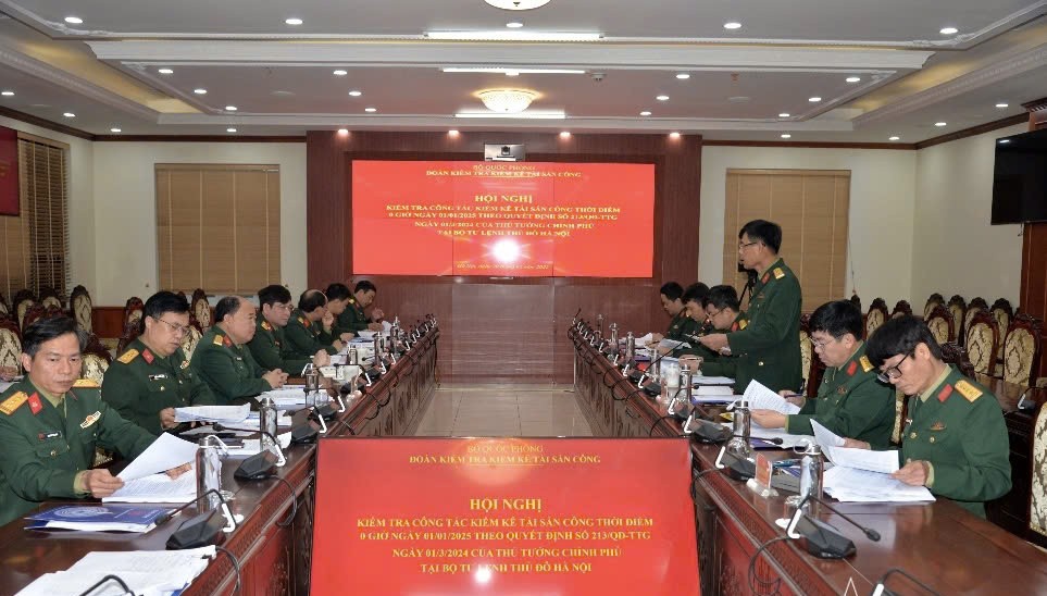 Bộ Tư lệnh Thủ đô Hà Nội thực hiện hiệu quả công tác tổng kiểm kê tài sản công năm 2025