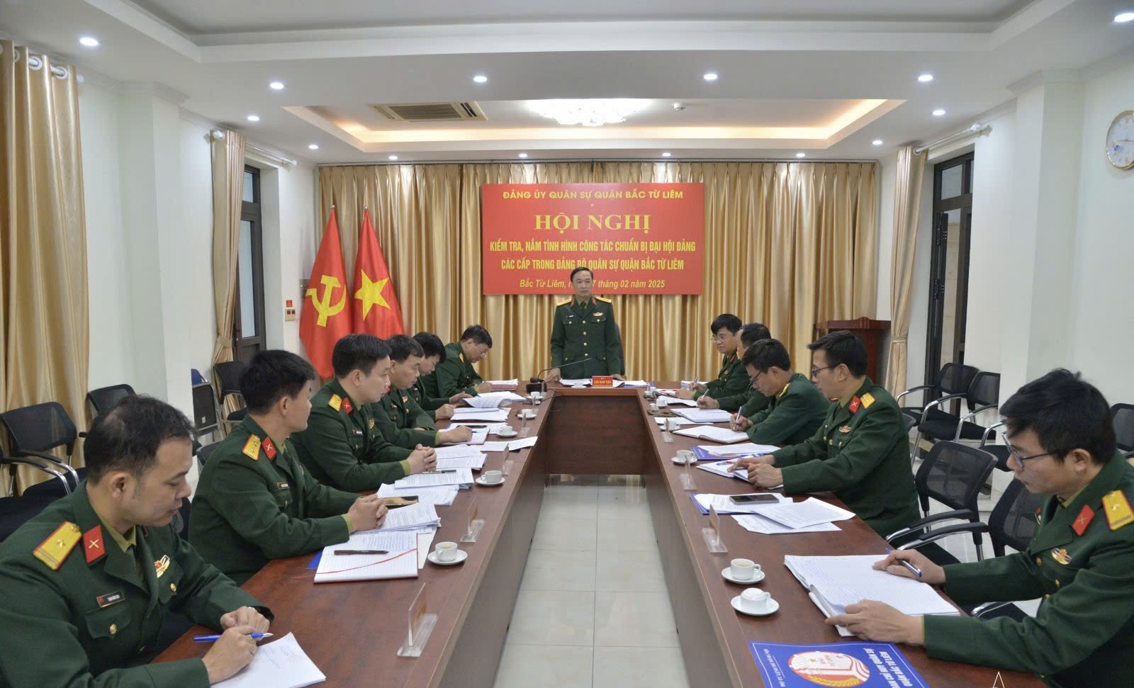 Quận Bắc Từ Liêm, Nam Từ Liêm: Chuẩn bị chu đáo cho Đại hội Đảng bộ Quân sự quận nhiệm kỳ mới