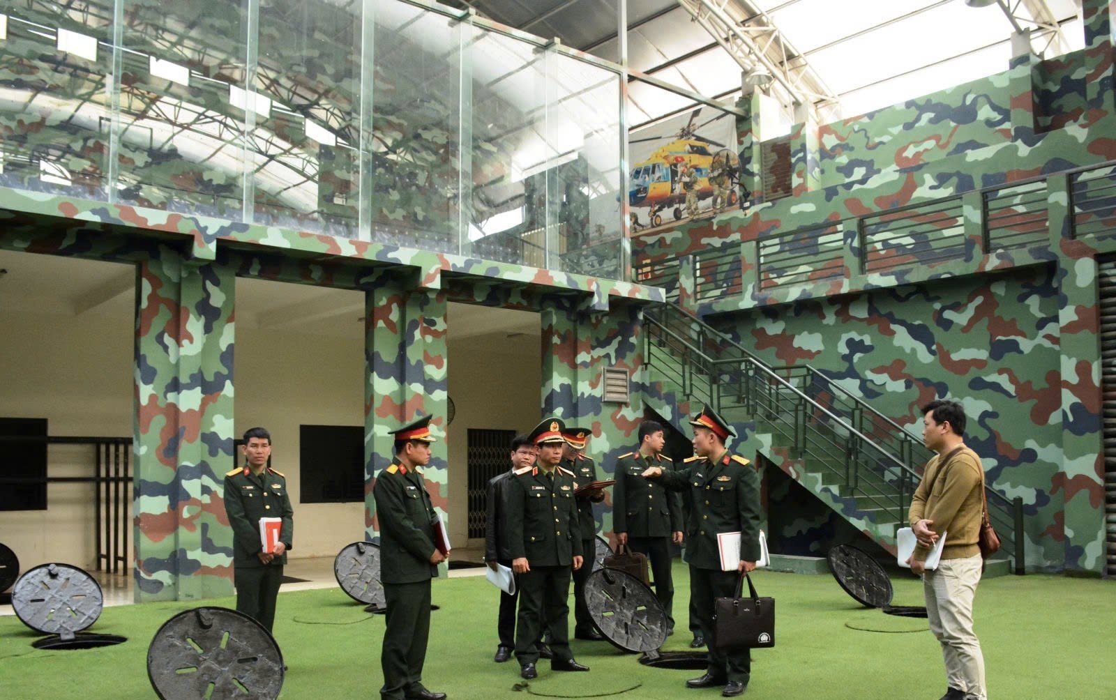 Bộ Tư lệnh Thủ đô Hà Nội kiểm tra công trình cải tạo tại Tiểu đoàn Trinh sát 20: Đảm bảo chất lượng và tiến độ thi công