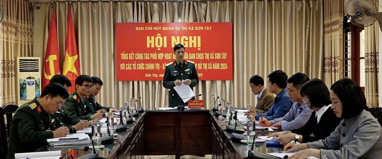 Thị xã Sơn Tây: Phát huy vai trò nòng cốt của lực lượng vũ trang trong củng cố quốc phòng gắn với phát triển kinh tế - xã hội