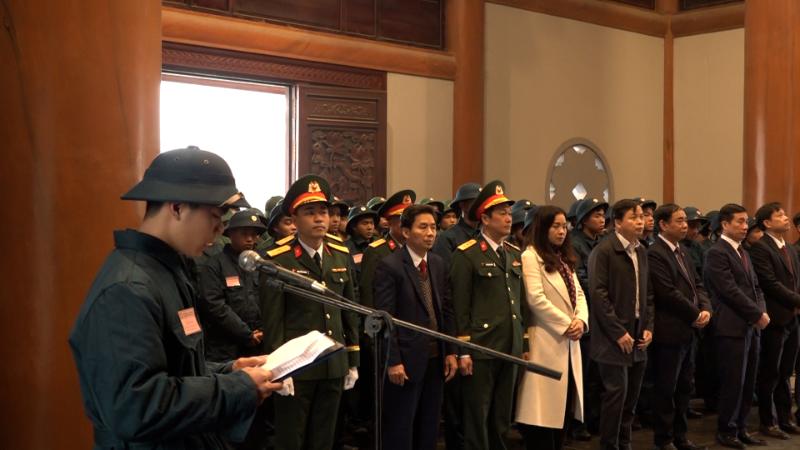 Huyện Mỹ Đức: Trang nghiêm lễ báo công dâng Bác - Tiếp lửa truyền thống cho ngày hội tòng quân năm 2025
