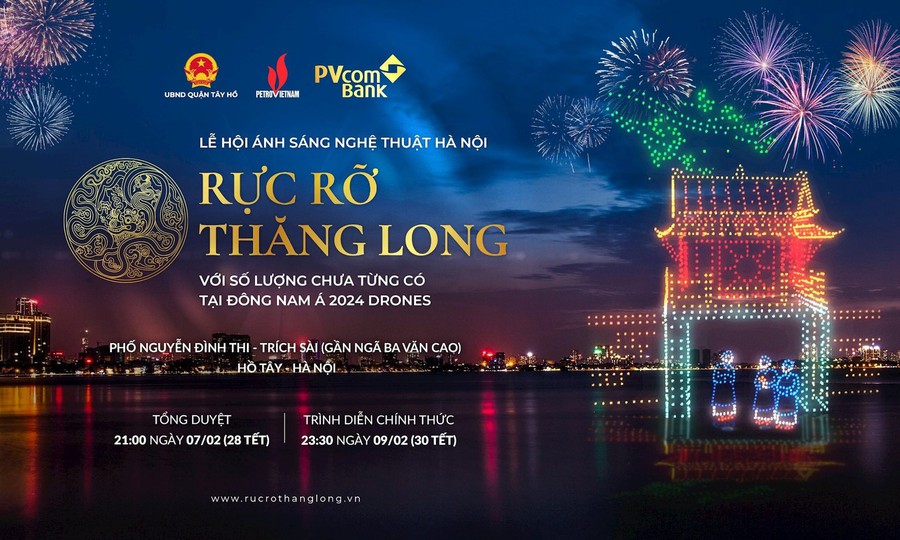 Hà Nội chỉ đạo tổng lực chuẩn bị chương trình “Rực rỡ Thăng Long 2025” đêm giao thừa Tết Ất Tỵ
