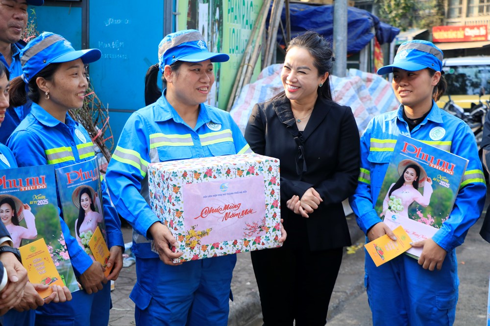 Lan tỏa yêu thương, sẻ chia nhân ái từ những hành động thiết thực của phụ nữ Thủ đô dịp Tết Giáp Thìn 2024