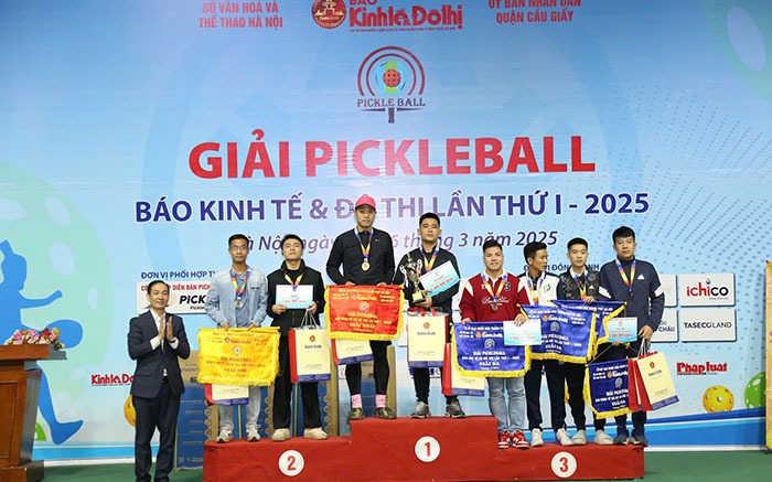 Pickleball lan tỏa tinh thần thể thao Thủ đô: Dấu ấn từ Giải Báo Kinh tế & Đô thị lần thứ I-2025