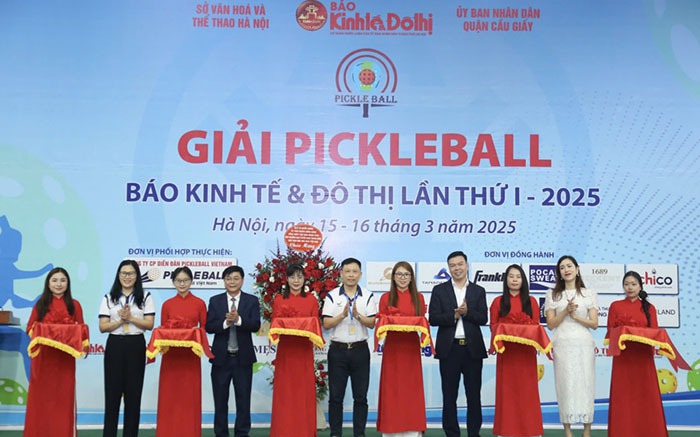 Báo Kinh tế & Đô thị lần đầu tổ chức giải Pickleball quy mô lớn: Hơn 400 vận động viên tham gia tranh tài, lan toả tinh thần thể thao