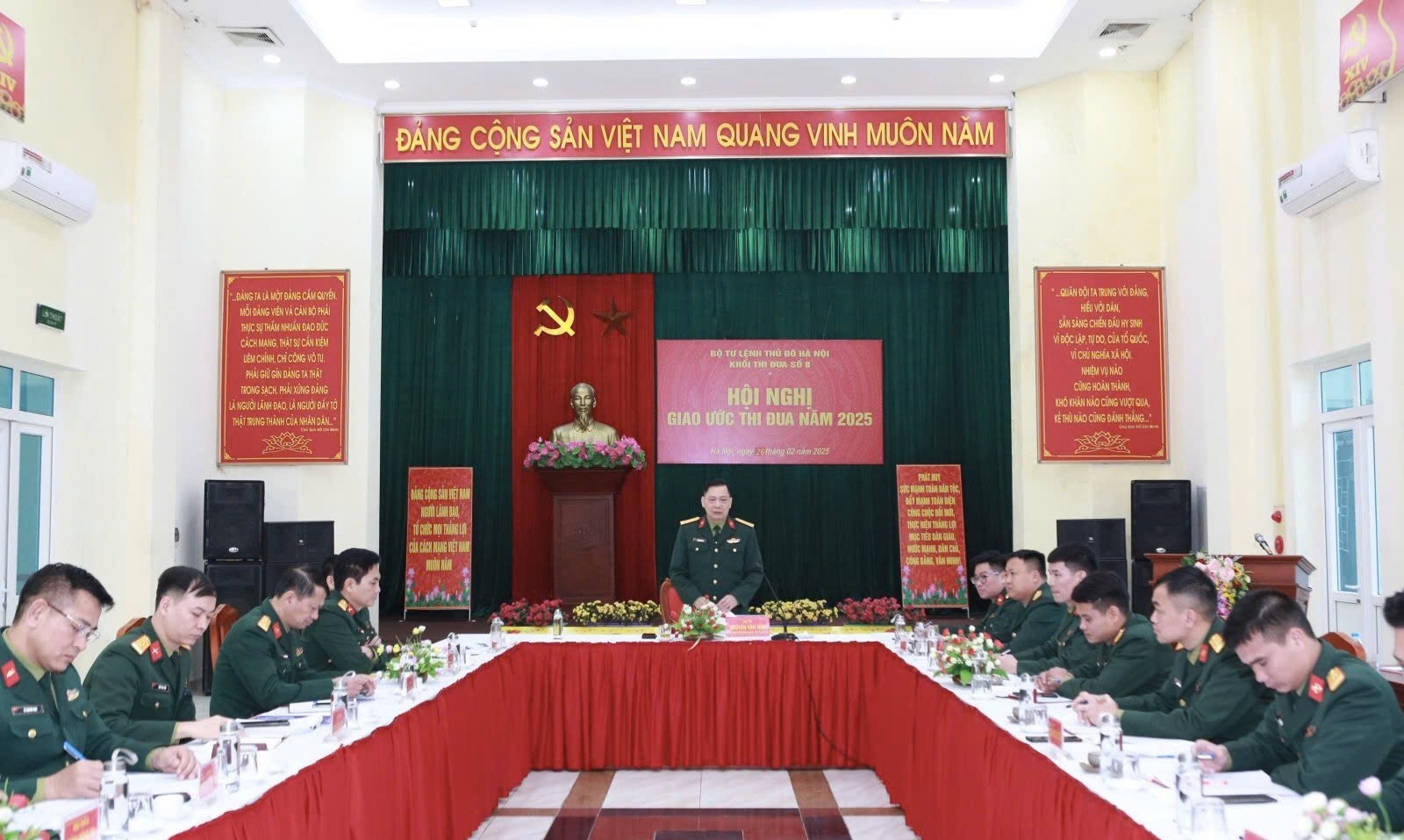 Khối thi đua số 8 phát động phong trào thi đua năm 2025: Dân chủ - Đoàn kết - Kỷ cương - Sáng tạo - Quyết thắng