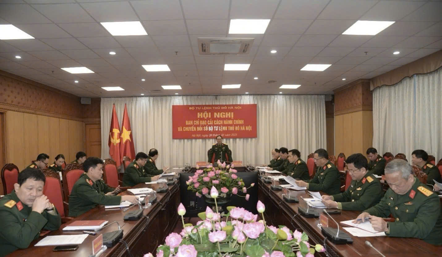 Bộ Tư lệnh Thủ đô Hà Nội đẩy mạnh cải cách hành chính và chuyển đổi số: Hướng tới nền quản lý quân sự hiện đại, hiệu quả