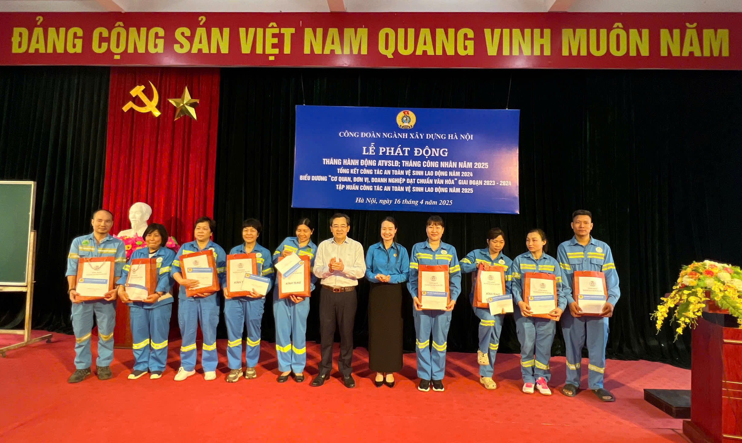 Lan tỏa tinh thần Tháng Công nhân: Gắn kết người lao động, nâng cao văn hóa doanh nghiệp ngành Xây dựng Hà Nội