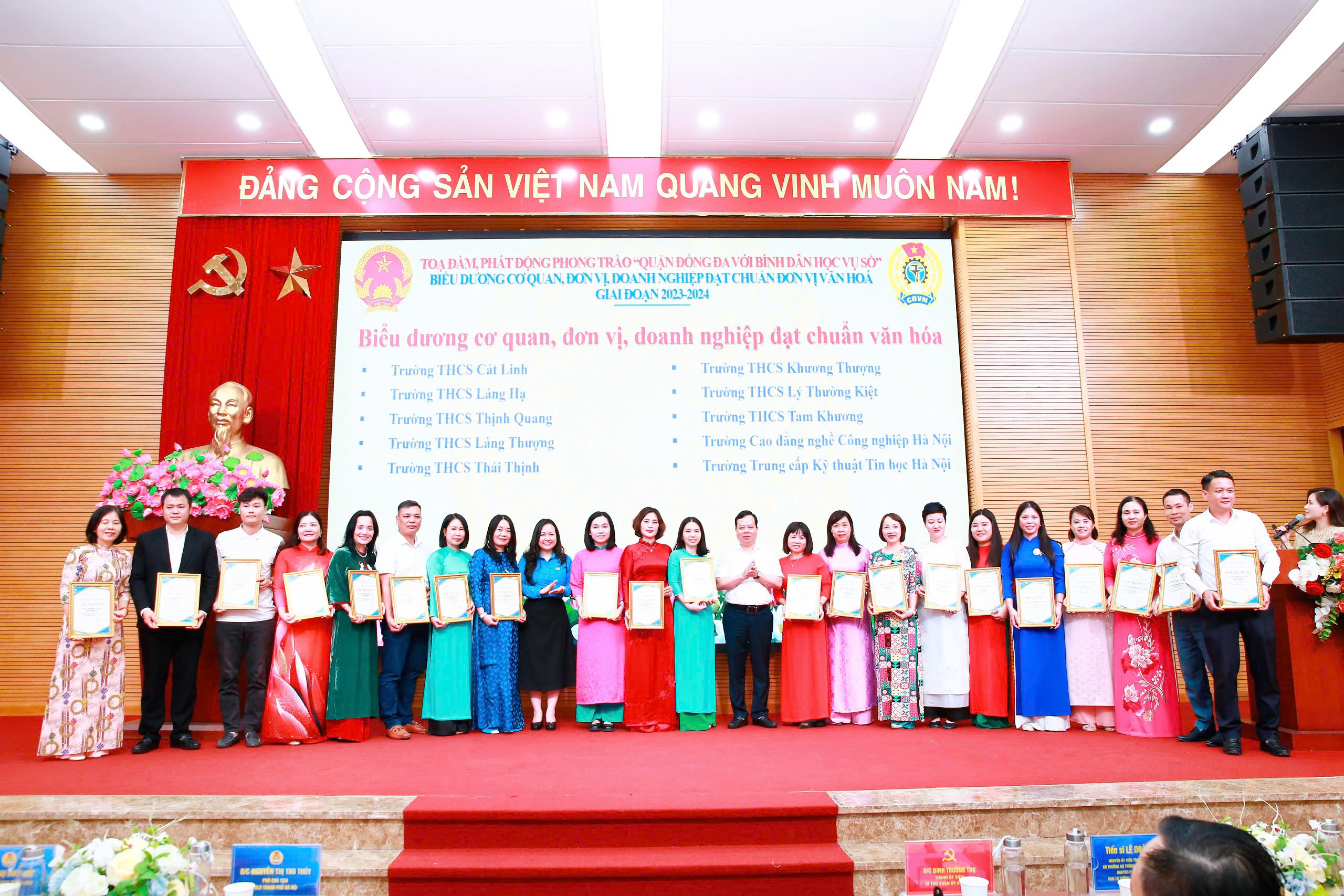 Quận Đống Đa: 74 Công đoàn cơ sở được công nhận đạt chuẩn văn hóa giai đoạn 2023-2024