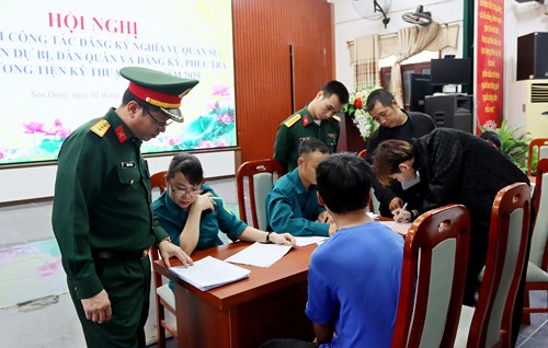Thị xã Sơn Tây triển khai đồng bộ công tác đăng ký, phúc tra lực lượng dự bị năm 2025: Bảo đảm chặt chẽ, công khai, đúng luật