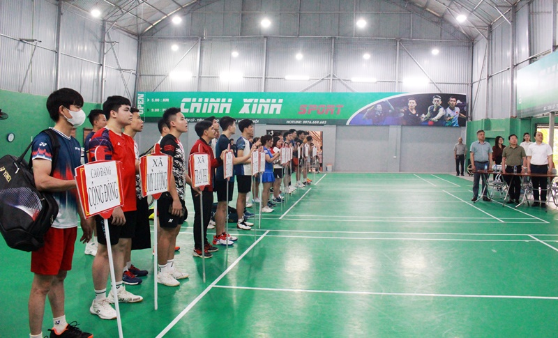 Sôi nổi Giải cầu lông huyện Chương Mỹ năm 2025: Gắn kết đam mê - Lan tỏa phong trào rèn luyện thân thể