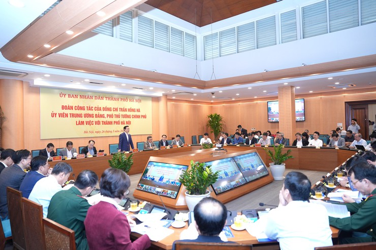 Phó Thủ tướng Chính phủ Trần Hồng Hà: Hà Nội cần nỗ lực gỡ điểm nghẽn đầu tư công