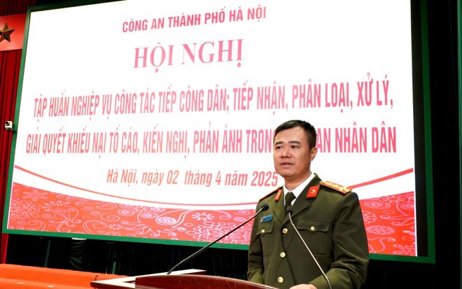 Công an thành phố Hà Nội tập huấn nghiệp vụ tiếp công dân, giải quyết khiếu nại, tố cáo cho lực lượng công an cơ sở