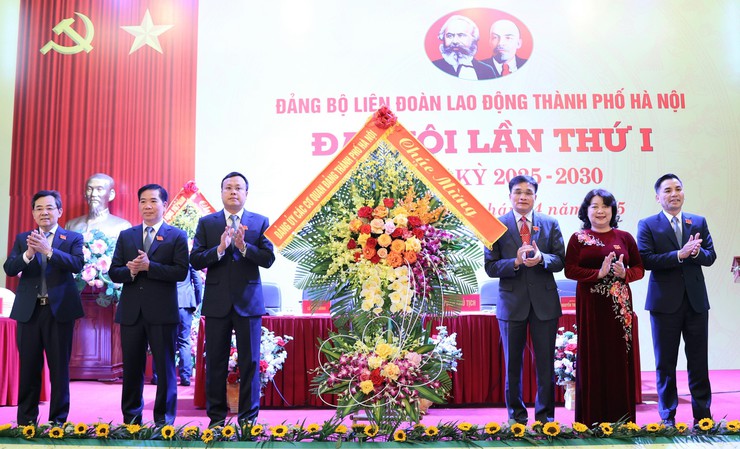 Đảng bộ Liên đoàn Lao động thành phố Hà Nội tổ chức thành công Đại hội lần thứ I, nhiệm kỳ 2025-2030
