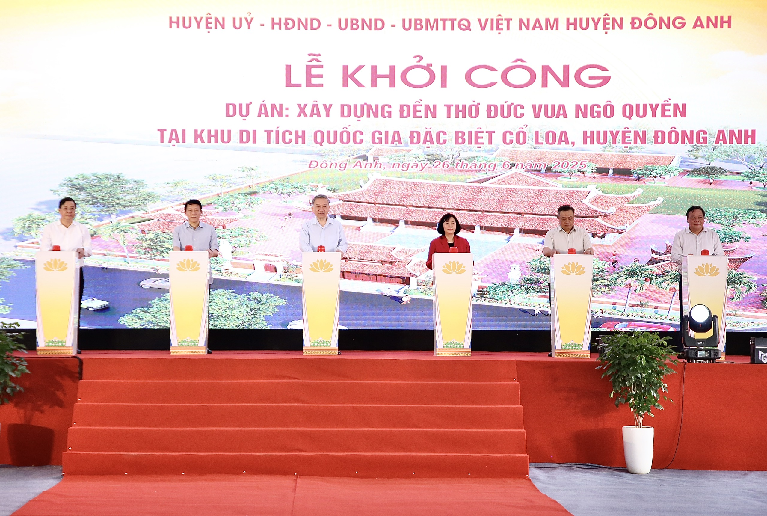 Khởi công xây dựng đền thờ Đức vua Ngô Quyền - vị Tổ Trung hưng của dân tộc 