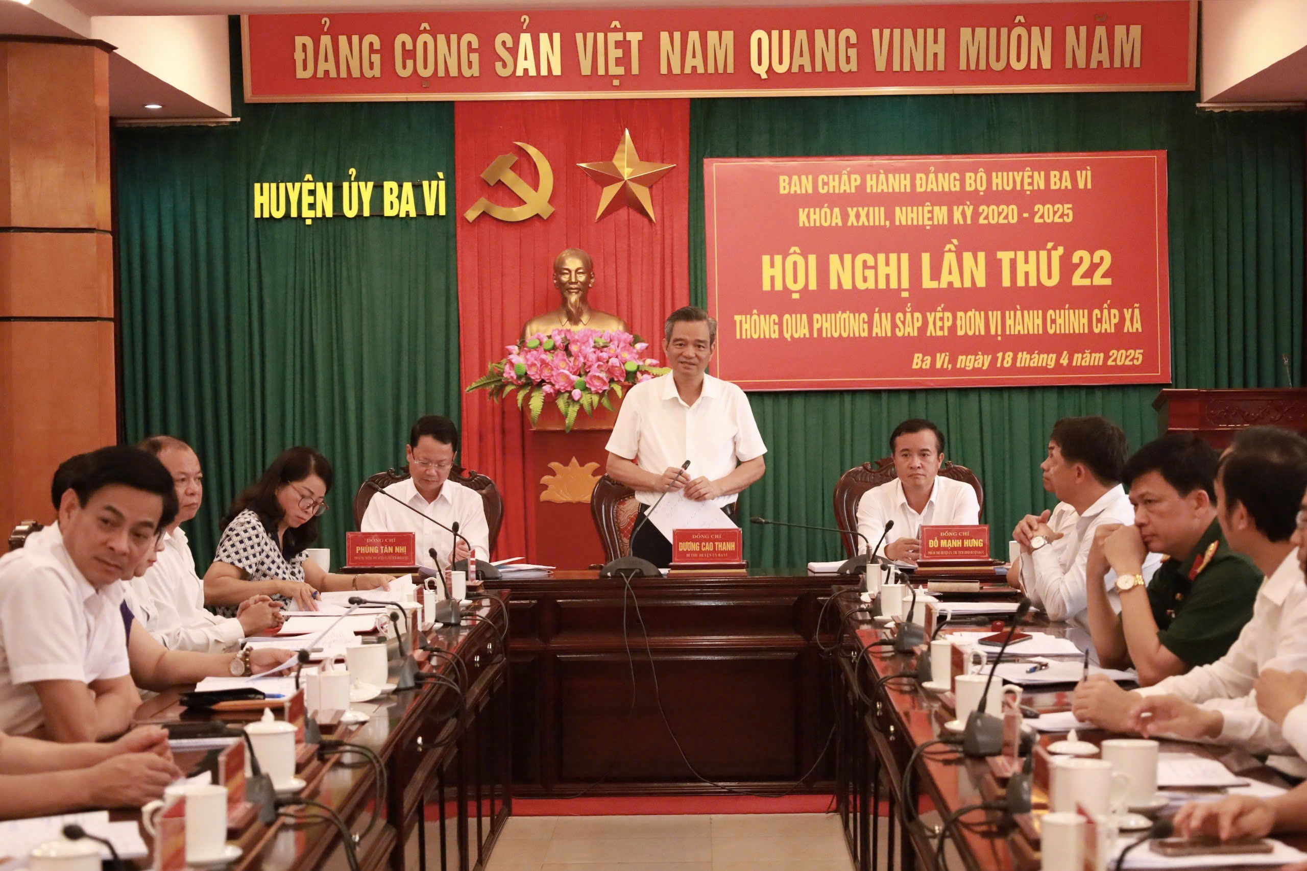 Huyện Ba Vì triển khai sắp xếp đơn vị hành chính: Đồng thuận cao, quyết tâm lớn