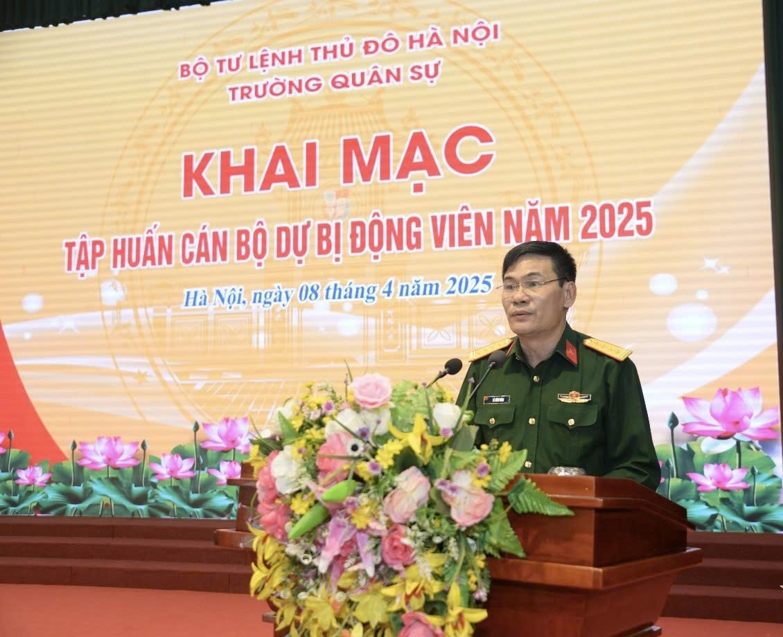 Khai mạc tập huấn cán bộ dự bị động viên năm 2025: Chủ động, chặt chẽ, hiệu quả
