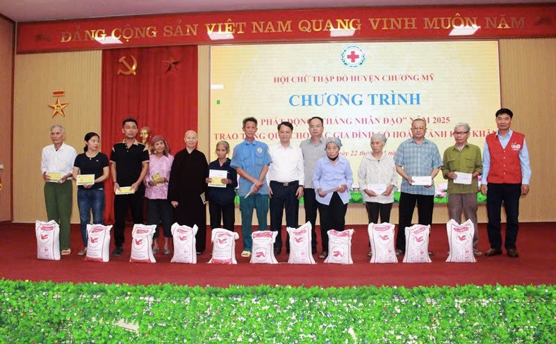 Huyện Chương Mỹ phát động Tháng Nhân đạo 2025: Lan tỏa yêu thương, kết nối cộng đồng nhân ái