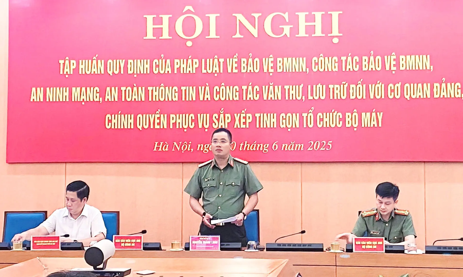 Không để xảy ra lỗ hổng an ninh mạng trong quá trình sắp xếp và kiện toàn đơn vị hành chính
