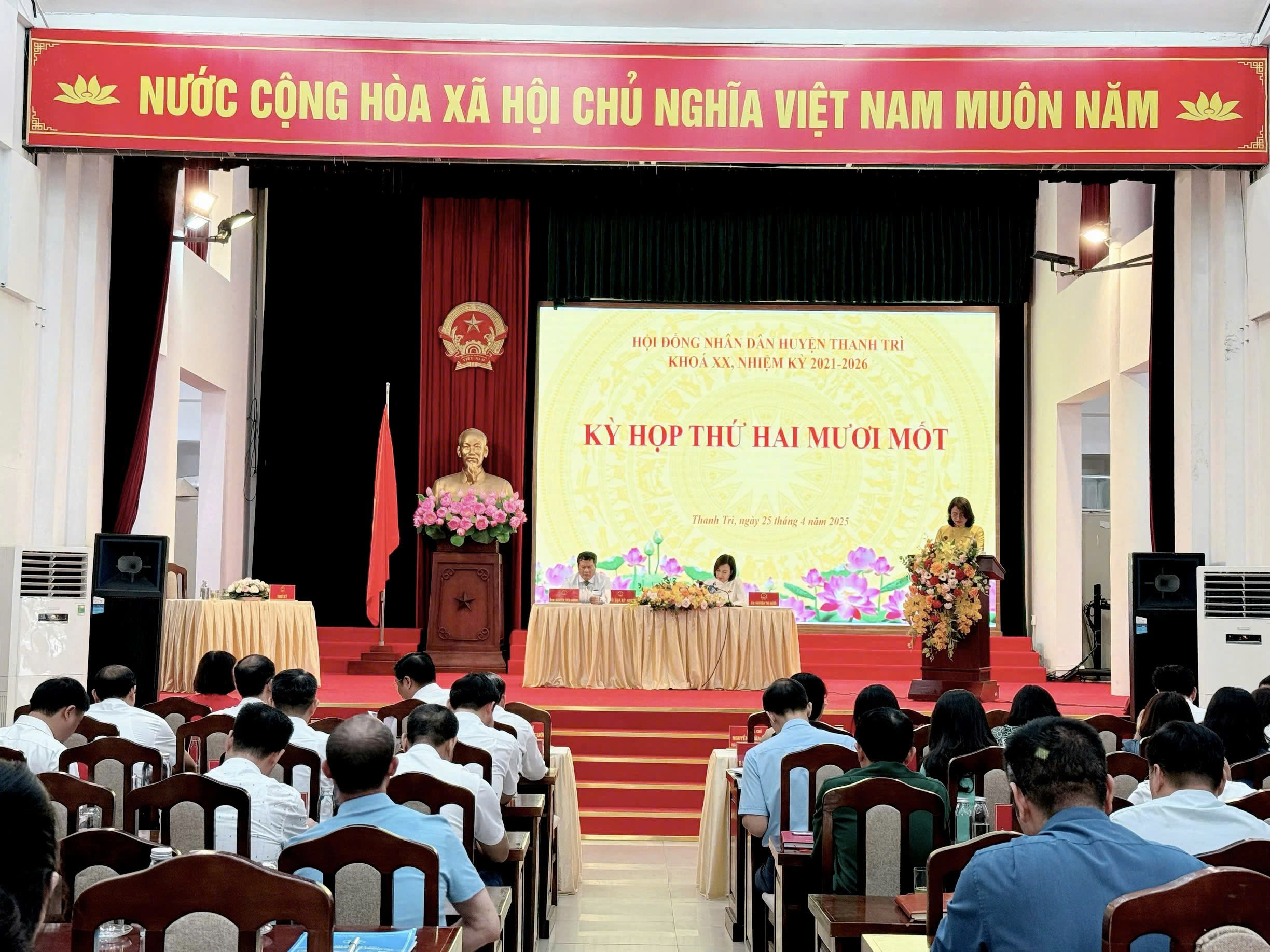 Huyện Thanh Trì thông qua phương án sắp xếp đơn vị hành chính: Đồng thuận cao, quyết tâm vì bộ máy tinh gọn, hiệu lực, hiệu quả