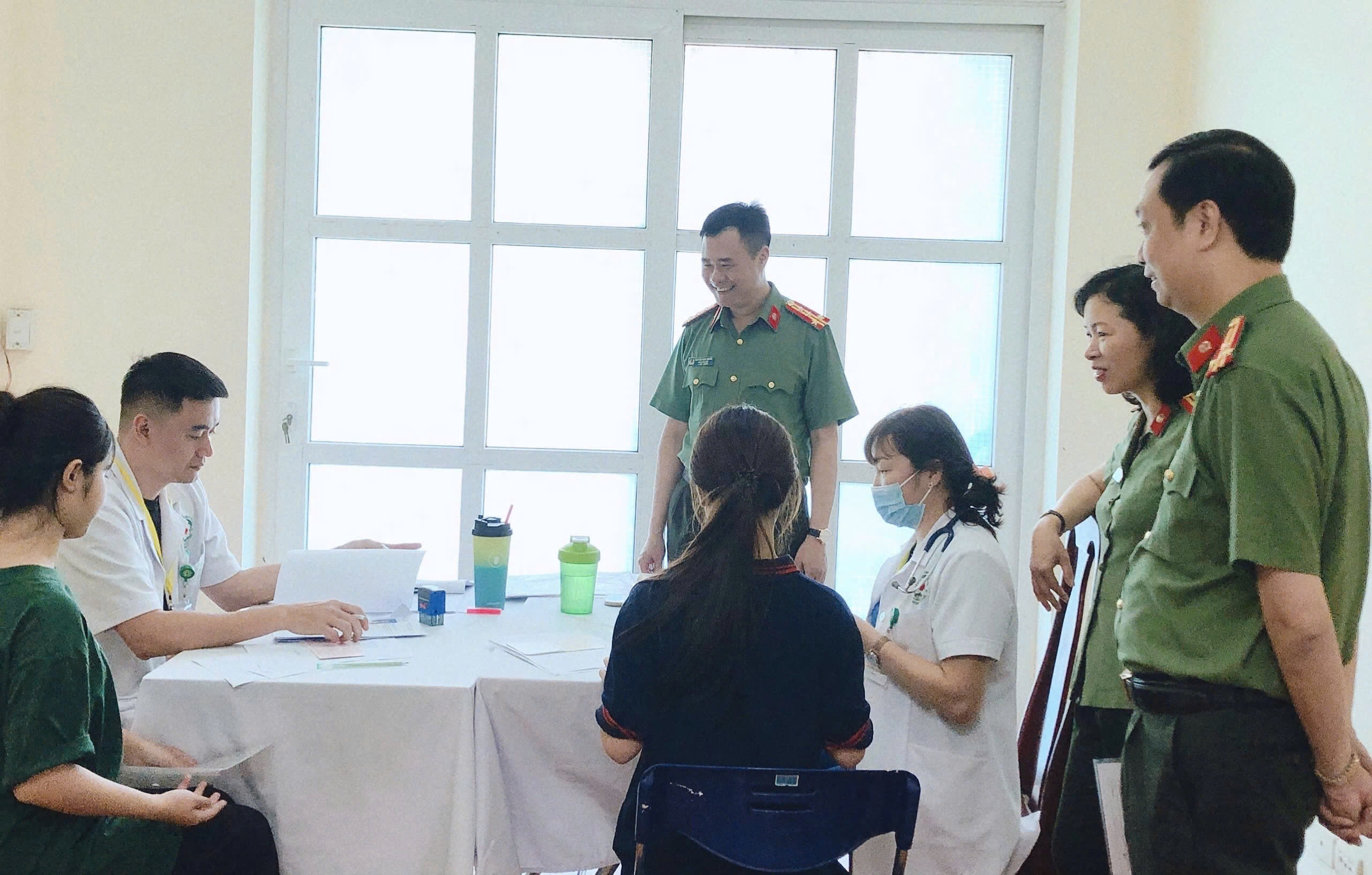 CATP Hà Nội kiểm tra công tác khám sức khỏe phục vụ tuyển sinh vào các trường CAND năm 2025