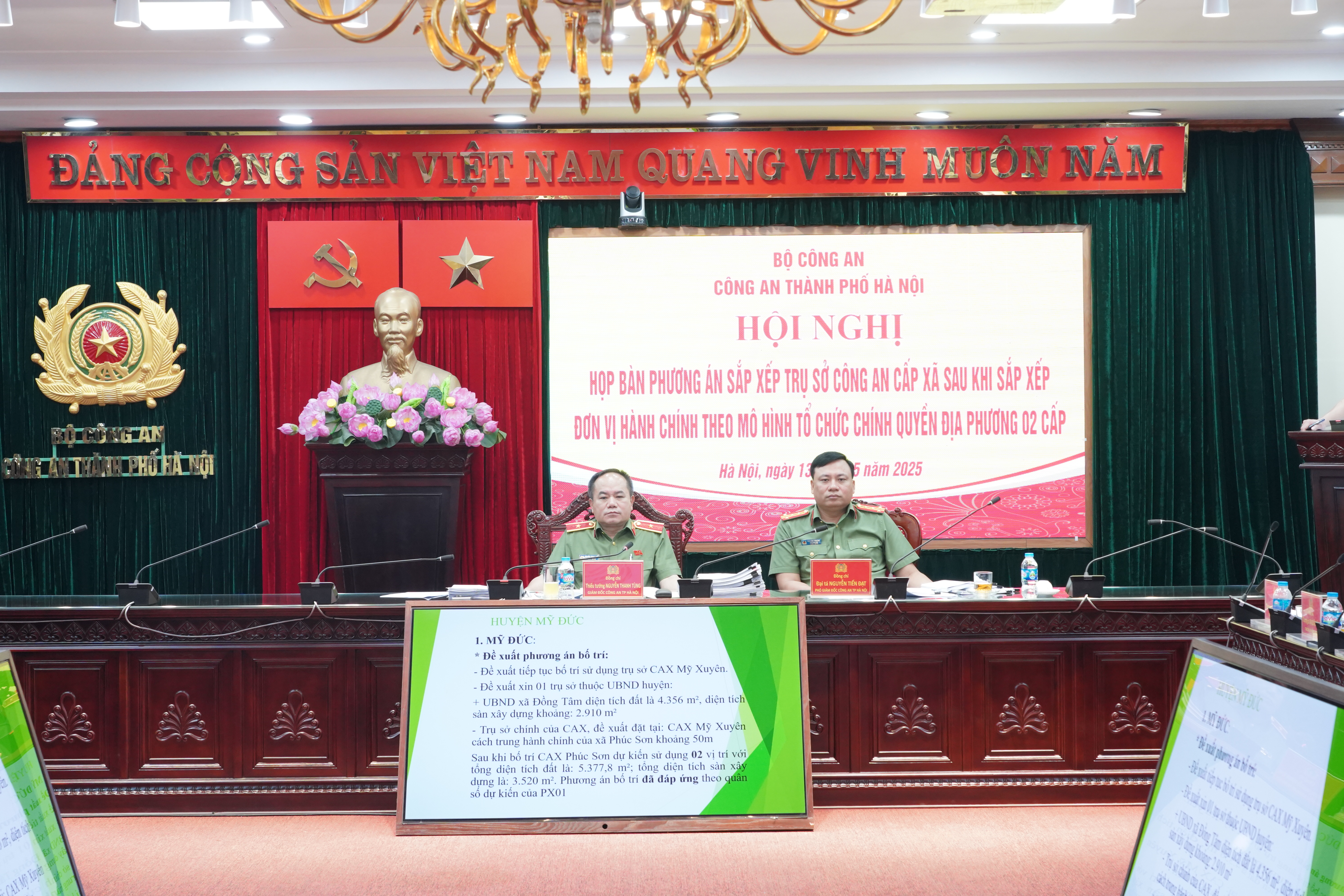 Hà Nội đánh giá phương án sắp xếp trụ sở Công an cấp xã: Đảm bảo đồng bộ, hiệu quả và phù hợp thực tiễn