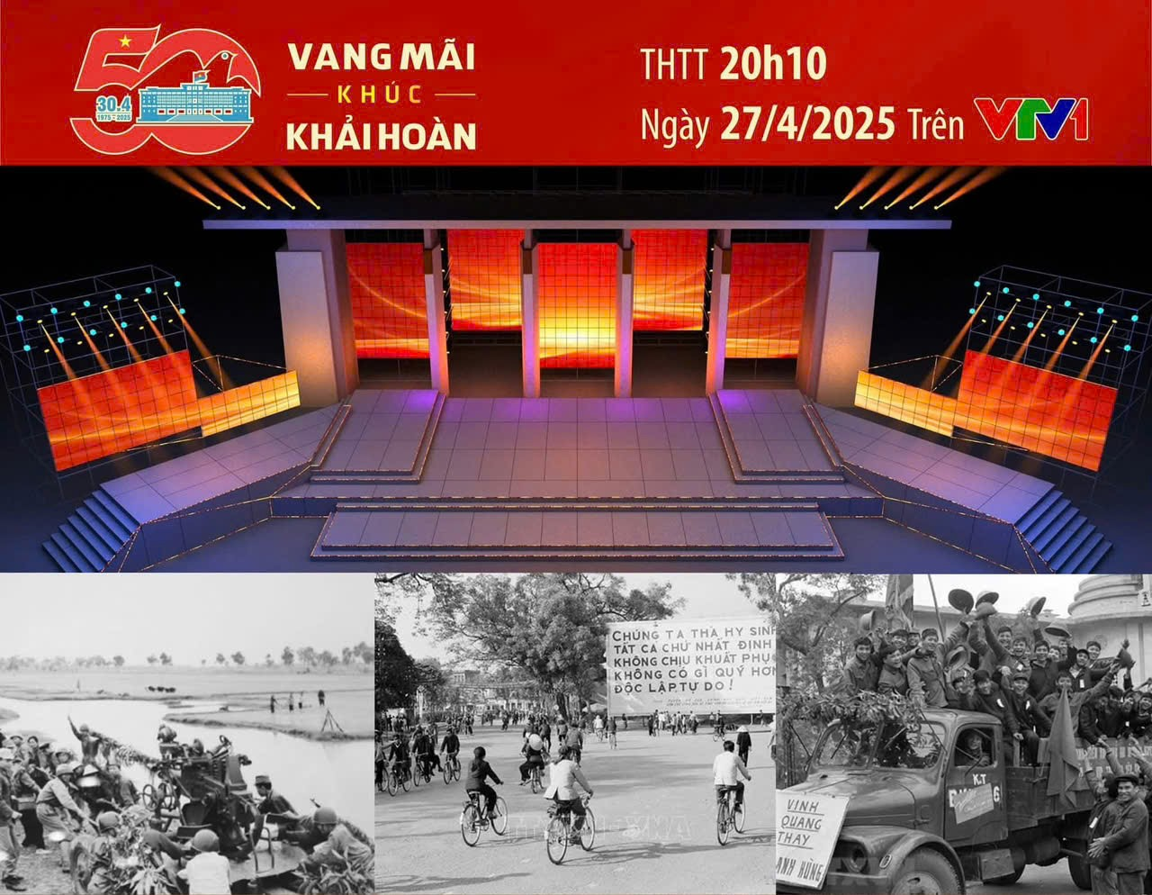 Hà Nội phân luồng giao thông phục vụ chương trình truyền hình “Vang mãi khúc khải hoàn” tối 27/4