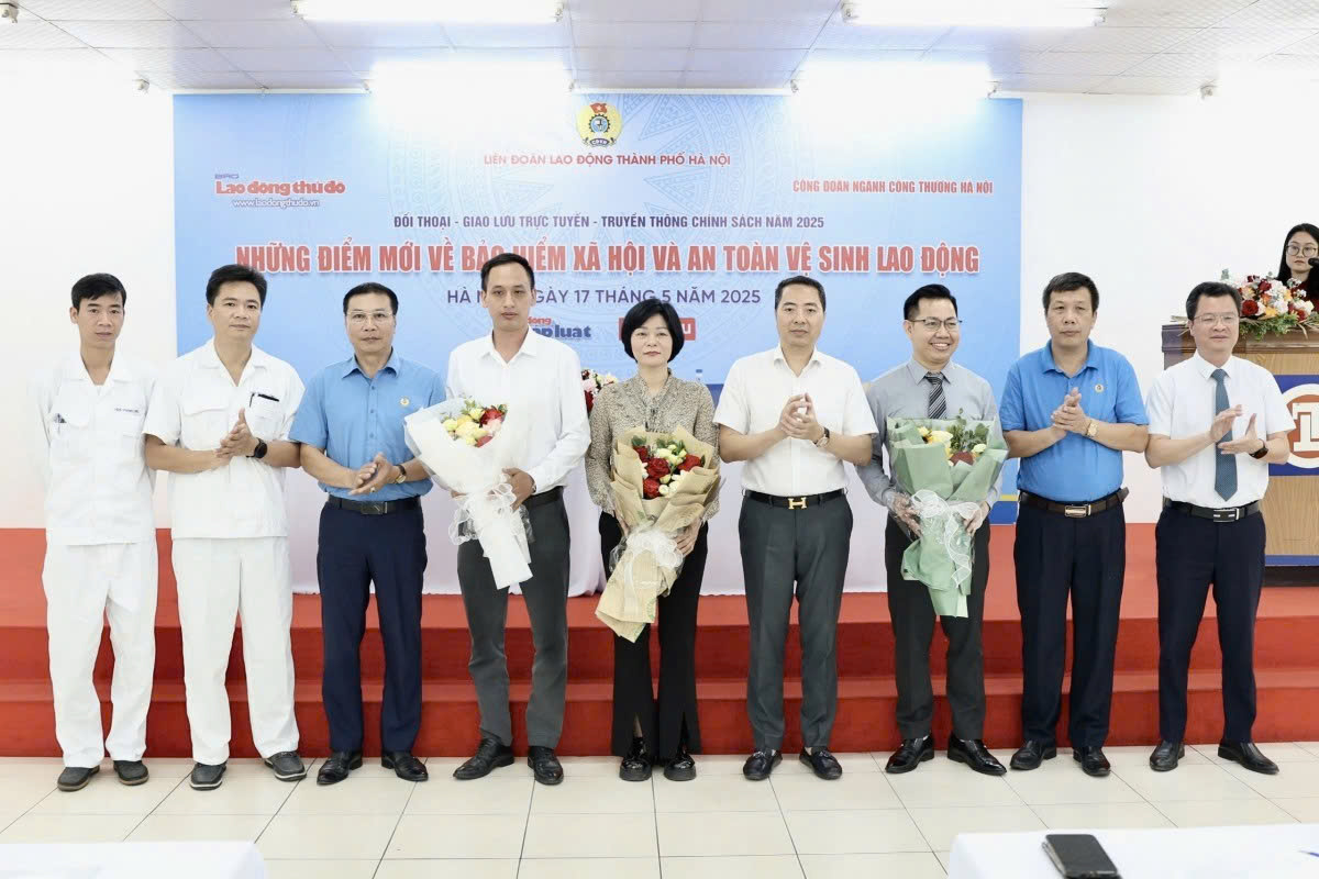 Đối thoại trực tuyến về BHXH và an toàn lao động: Tăng cường bảo vệ quyền lợi người lao động ngành Công thương Hà Nội