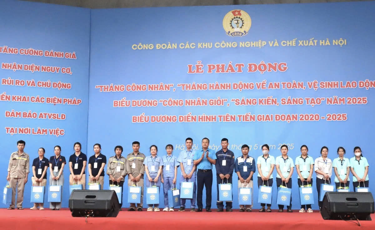 Lan tỏa sức mạnh Tháng Công nhân 2025: Đổi mới, sáng tạo, vì người lao động Thủ đô