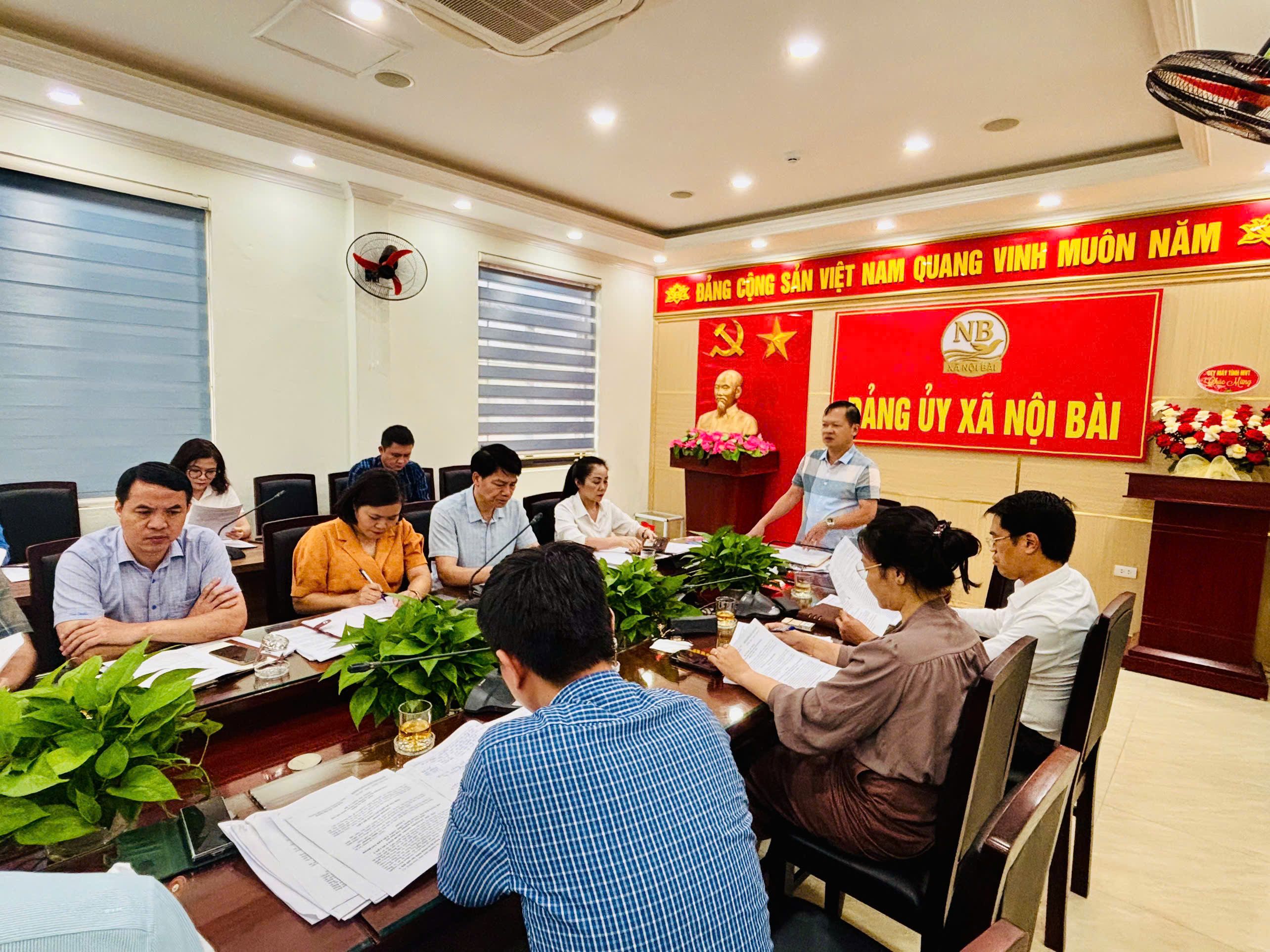 Hội nghị lần thứ hai Ban Chấp hành Đảng bộ xã Nội Bài bàn nhiều nội dung quan trọng